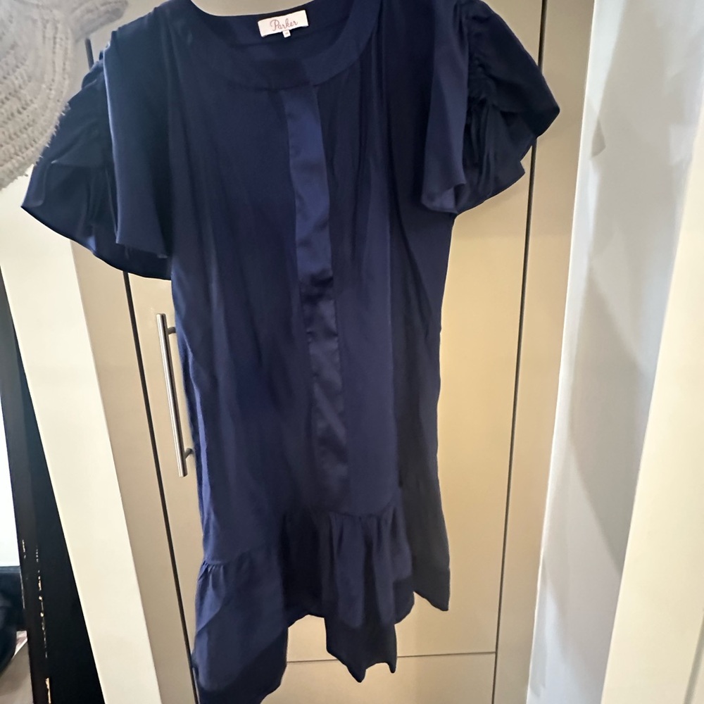 Elegant Navy Blue Dress